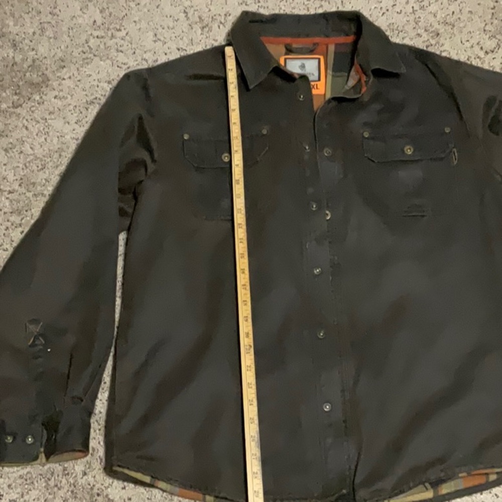 Men's Brown Legendary Whitetails Flannel lined Jacket - Picture 6 of 9